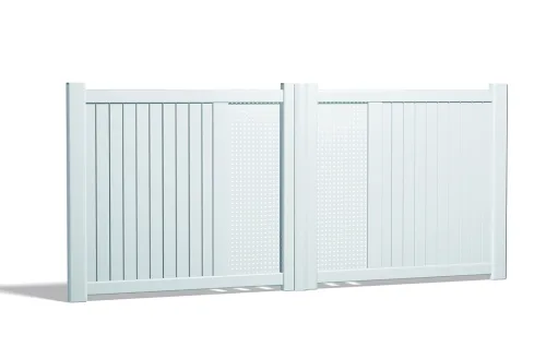 portail en aluminium secchi battant Prefalu