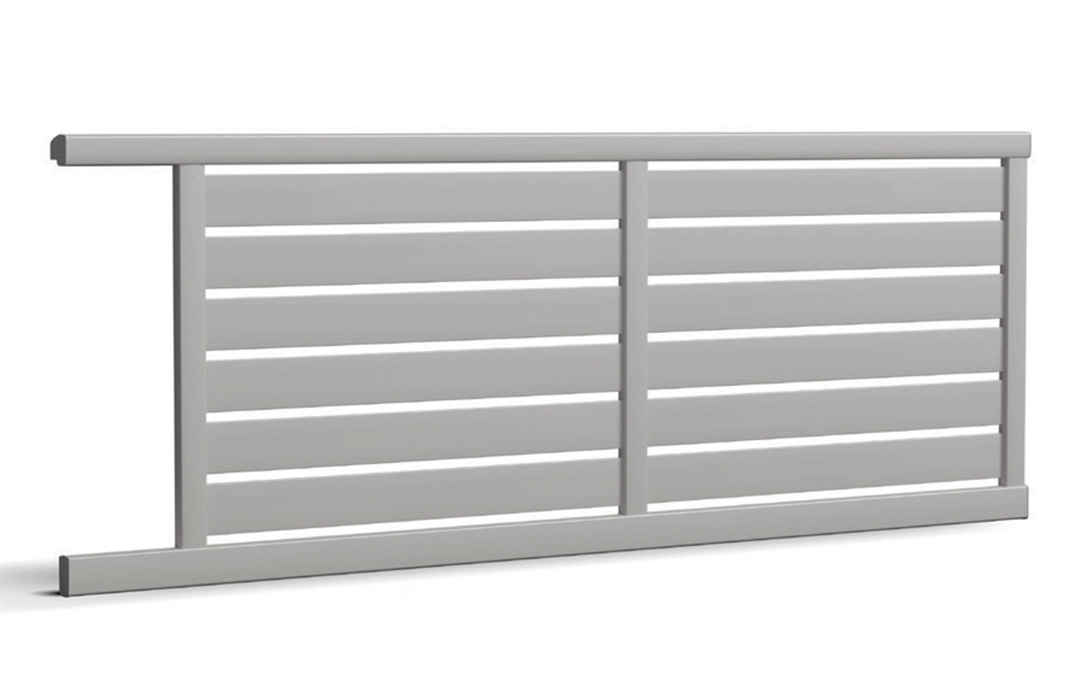 portail en aluminium souffrière coulissant blanc Prefalu