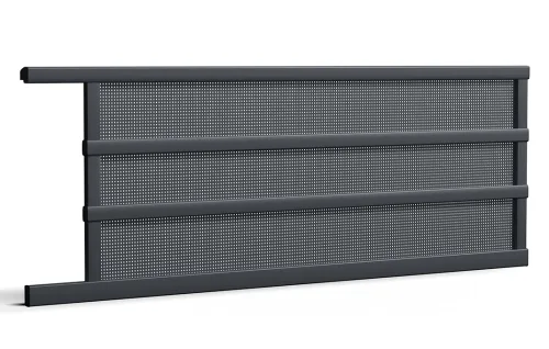 portail en aluminium therai coulissant noir mat Prefalu